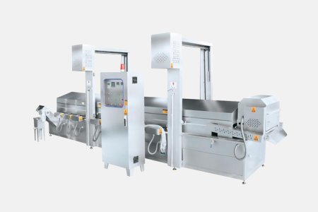 Automatic Conveyor Frying Machine Continuous Fryer